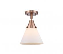 Innovations Lighting 447-1C-AC-G41 - Cone - 1 Light - 8 inch - Antique Copper - Semi-Flush Mount