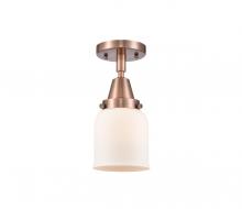 Innovations Lighting 447-1C-AC-G51 - Bell - 1 Light - 5 inch - Antique Copper - Semi-Flush Mount