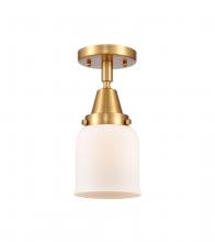 Innovations Lighting 447-1C-SG-G51 - Bell - 1 Light - 5 inch - Satin Gold - Semi-Flush Mount