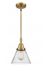 Innovations Lighting 447-1S-BB-G44-LED - Cone - 1 Light - 8 inch - Brushed Brass - Mini Pendant