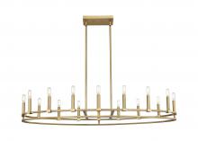 Innovations Lighting 449-16CR-BB - Lexington - 16 Light - 48 inch - Brushed Brass - Chandelier