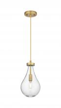 Innovations Lighting 451-1P-BB-G451-7CL - Owego - 1 Light - 5 inch - Brushed Brass - Pendant