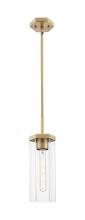 Innovations Lighting 463-1S-BB-G463-12CL - Blakeley - 1 Light - 5 inch - Brushed Brass - Pendant
