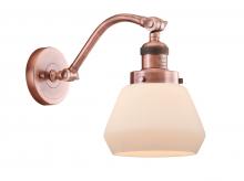 Innovations Lighting 515-1W-AC-G171 - Fulton - 1 Light - 7 inch - Antique Copper - Adjustable Sconce