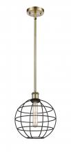 Innovations Lighting 516-1S-AB-CE-10-BK - Lake Placid - 1 Light - 10 inch - Antique Brass - Multi Pendant