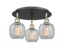 Innovations Lighting 516-3C-BAB-G105 - Belfast - 3 Light - 18 inch - Black Antique Brass - Semi-Flush Mount