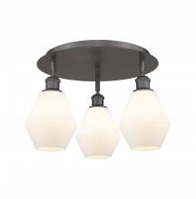 Innovations Lighting 516-3C-OB-G651-6 - Cindyrella - 3 Light - 18 inch - Oil Rubbed Bronze - Semi-Flush Mount