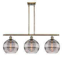 Innovations Lighting 516-3I-AB-G556-10SM - Rochester - 3 Light - 37 inch - Antique Brass - Stem hung - Island Light