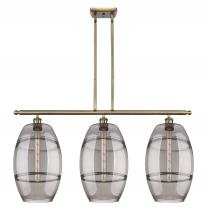 Innovations Lighting 516-3I-AB-G557-10SM - Vaz - 3 Light - 37 inch - Antique Brass - Stem hung - Island Light