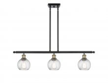 Innovations Lighting 516-3I-BAB-G1214-6 - Small Twisted Swirl 3 Light Island Light part of the Ballston Collection