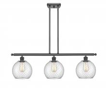 Innovations Lighting 516-3I-BK-G122-8CSN - Farmhouse Chicken Wire 3 Light Island Light