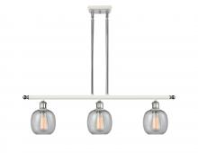 Innovations Lighting 516-3I-WPC-G104 - Belfast - 3 Light - 36 inch - White Polished Chrome - Stem hung - Island Light