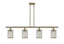 Innovations Lighting 516-4I-AB-M18-AB - Nestbrook - 4 Light - 48 inch - Antique Brass - Multi Pendant