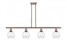 Innovations Lighting 516-4I-AC-G362 - Waverly - 4 Light - 48 inch - Antique Copper - Cord hung - Island Light