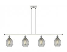 Innovations Lighting 516-4I-WPC-G82 - Eaton - 4 Light - 48 inch - White Polished Chrome - Stem hung - Island Light