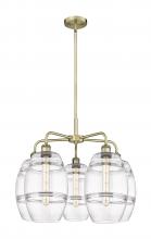 Innovations Lighting 516-5CR-AB-G557-8CL - Vaz - 5 Light - 26 inch - Antique Brass - Chandelier