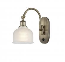 Innovations Lighting 518-1W-AB-G411 - Dayton - 1 Light - 6 inch - Antique Brass - Adjustable Swing Arm