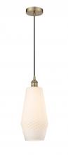 Innovations Lighting 616-1P-AB-G681-7 - Windham - 1 Light - 7 inch - Antique Brass - Cord hung - Mini Pendant