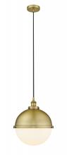 Innovations Lighting 616-1PH-BB-HFS-121-BB - Hampden - 1 Light - 13 inch - Brushed Brass - Cord hung - Pendant