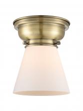 Innovations Lighting 623-1F-AB-G61 - Cone - 1 Light - 6 inch - Antique Brass - Flush Mount