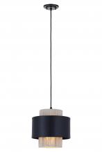 Innovations Lighting 676-1P-BK-8NT - Mesa - 1 Light - 8 inch - Matte Black - Mini Pendant