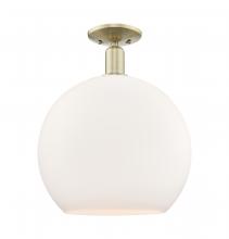 Innovations Lighting 716-1C-AB-G121-14 - Athens - 1 Light - 14 inch - Antique Brass - Semi-Flush Mount