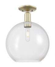 Innovations Lighting 716-1C-AB-G122-12 - Athens - 1 Light - 12 inch - Antique Brass - Semi-Flush Mount
