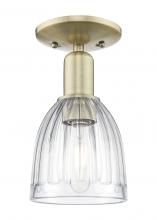 Innovations Lighting 716-1C-AB-G442 - Brookfield - 1 Light - 6 inch - Antique Brass - Semi-Flush Mount