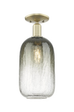 Innovations Lighting 716-1C-AB-G482-7SL - Brookhaven Cloche - 1 Light - 6 inch - Antique Brass - Semi-Flush Mount