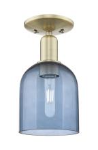 Innovations Lighting 716-1C-AB-G558-6BL - Bella - 1 Light - 6 inch - Antique Brass - Semi-Flush Mount