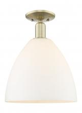 Innovations Lighting 716-1C-AB-GBD-121 - Bristol - 1 Light - 12 inch - Antique Brass - Semi-Flush Mount