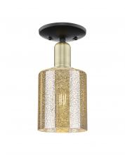 Innovations Lighting 716-1C-BAB-G116 - Cobbleskill - 1 Light - 5 inch - Black Antique Brass - Semi-Flush Mount