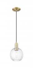 Innovations Lighting 716-1P-AB-G458-7CL - Preston Globe - 1 Light - 6 inch - Antique Brass - Cord hung - Mini Pendant
