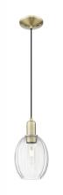 Innovations Lighting 716-1P-AB-G459-6CL - Preston Bulb - 1 Light - 6 inch - Antique Brass - Cord hung - Mini Pendant