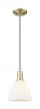 Innovations Lighting 716-1P-AB-GBD-751 - Bristol - 1 Light - 8 inch - Antique Brass - Cord hung - Mini Pendant