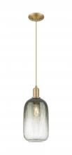 Innovations Lighting 716-1P-BB-G482-7SL - Brookhaven Cloche - 1 Light - 6 inch - Brushed Brass - Cord hung - Mini Pendant