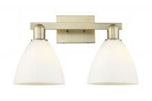 Innovations Lighting 716-2W-AB-GBD-751 - Bristol - 2 Light - 19 inch - Antique Brass - Bath Vanity Light
