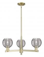 Innovations Lighting 716-3CR-AB-G1213-6SM - Athens Deco Swirl - 3 Light - 18 inch - Antique Brass - Pendant