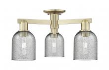 Innovations Lighting 716-3F-AB-G257 - Caledonia - 3 Light - 23 inch - Antique Brass - Semi-Flush Mount