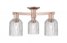 Innovations Lighting 716-3F-AC-G559-5CL - Bridal Veil - 3 Light - 6 inch - Antique Copper - Semi-Flush Mount