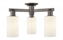 Innovations Lighting 716-3F-OB-G801 - Clymer - 3 Light - 21 inch - Oil Rubbed Bronze - Semi-Flush Mount