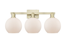 Innovations Lighting 716-3W-AB-G121-8 - Athens - 3 Light - 27 inch - Antique Brass - Bath Vanity Light