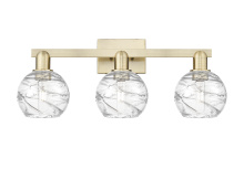 Innovations Lighting 716-3W-AB-G1213-6CL - Athens Deco Swirl - 3 Light - 26 inch - Antique Brass - Bath Vanity Light