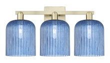 Innovations Lighting 716-3W-AB-G559-8BL - Bridal Veil - 3 Light - 27 inch - Antique Brass - Bath Vanity Light