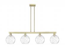 Innovations Lighting 716-4I-AB-G1215-8 - Athens Water Glass - 4 Light - 51 inch - Antique Brass - Stem hung - Island Light