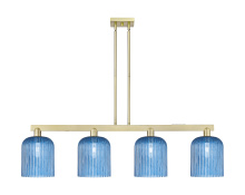 Innovations Lighting 716-4I-AB-G559-8BL - Bridal Veil - 4 Light - 51 inch - Antique Brass - Stem hung - Island Light