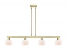 Innovations Lighting 716-4I-AB-G91 - Fenton - 4 Light - 49 inch - Antique Brass - Stem hung - Island Light