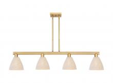 Innovations Lighting 716-6CR-BB-NBD-75-NAT - Bristol Natural - 6 Light - 24 inch - Brushed Brass - Chandelier
