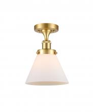 Innovations Lighting 916-1C-SG-G41 - Cone - 1 Light - 8 inch - Satin Gold - Semi-Flush Mount