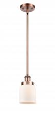 Innovations Lighting 916-1S-AC-G51 - Bell - 1 Light - 5 inch - Antique Copper - Mini Pendant